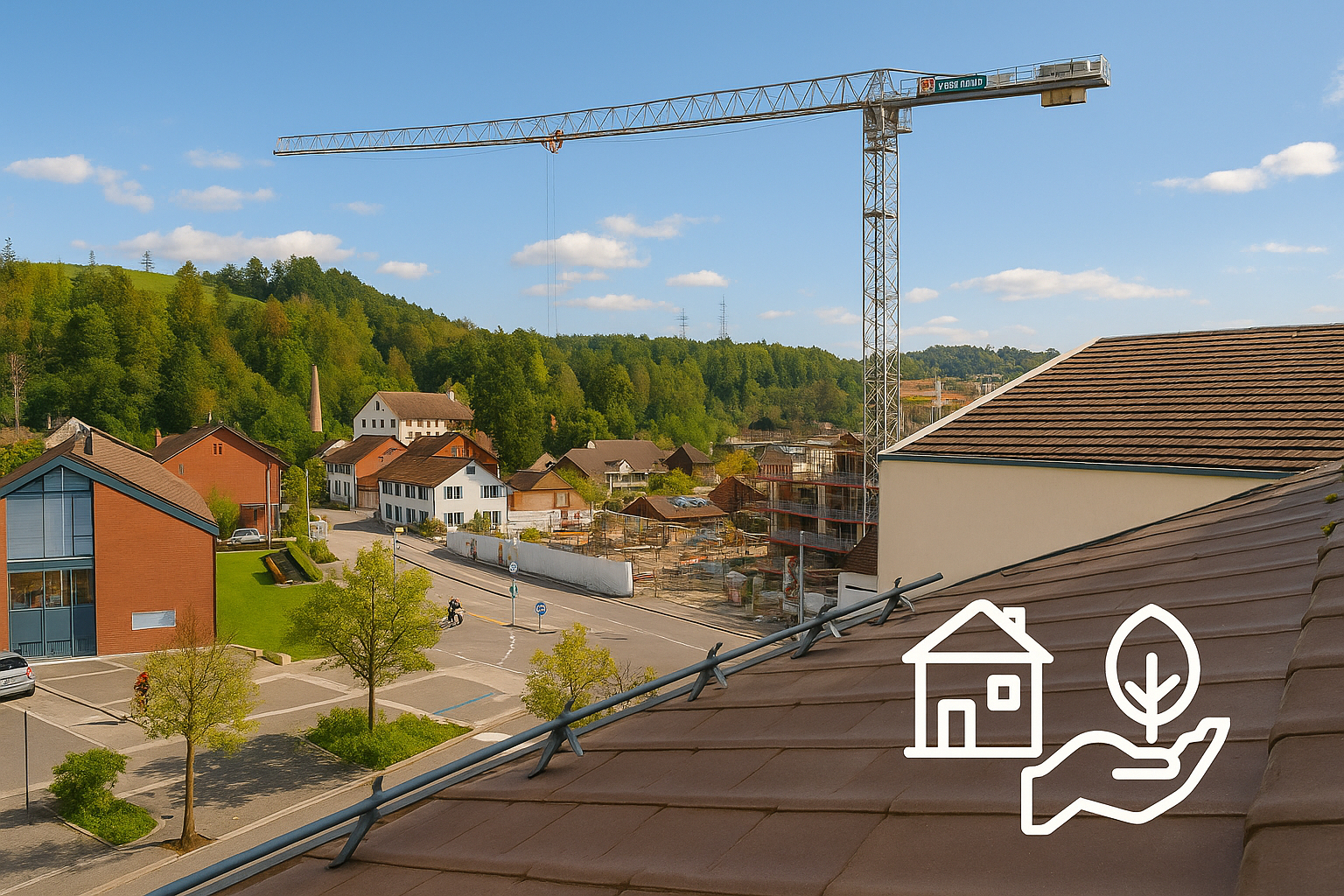 Symbolbild: Wohnraum, nachhaltiges Bauen in Langnau