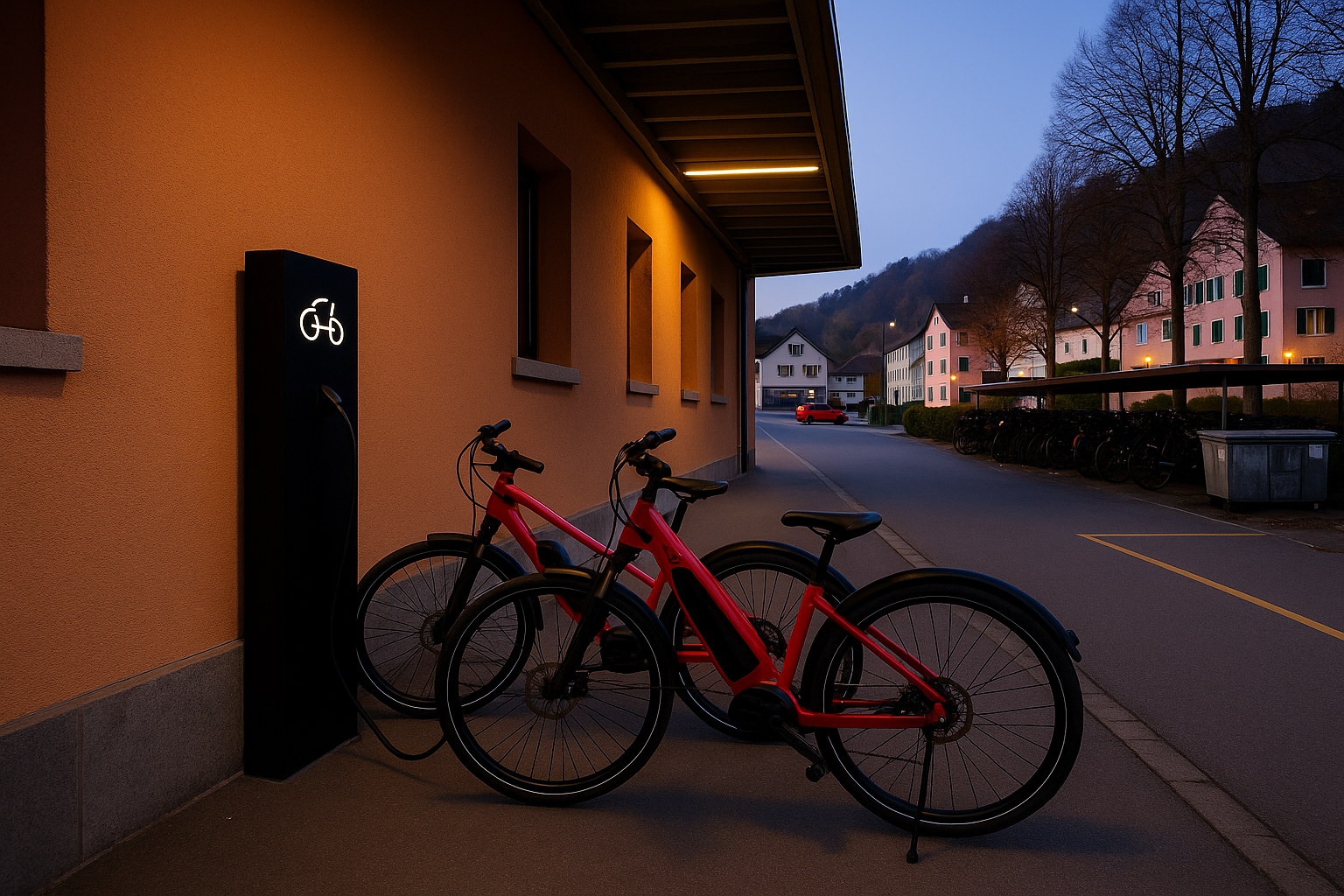 Symbolbild: Smarte Mobilität, Velo, E-Ladestationen, Cargobikes